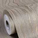 Gold Wood Peel and Stick Wallpaper Stripe Khaki Removable Wallpaper Self Adhesive 3D Contact Paper Wallpaper Vinyl Modern Wallpaper for Bathroom Bedroom 118"x20.8"