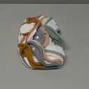 POIKSHARK 6-Pack Muslin Baby Bibs for Unisex Boys Girls, Cotton Baby Drool Bibs, Drooling and Teething Bibs for Infant (Neutral)