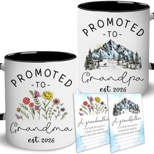 BSQUIELE Gifts For First Time Grandparents 2026 - Mothers Day Gift For Promoted To Grandparents - Pregnancy Announcement For Grandpa Grandma - Fathers Day For Going To Be Grandparent 