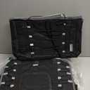 Bold Color Block Trunk Organizer | 95L, 35"x13.8"x11.8" | Dedicated Shoe Storage & 26L Ice Pack | Foldable for SUV/Car/Jeep | Stylish Gift & Essential Car Accessories for Drivers - Black-X212 (Oversize)