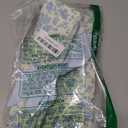 Honoson Quilted Bow Bible Sleeve Book Cover Case Padded Protector Washable Bible Bag Pouch Christian Gift for Women Girls Book Lover Gifts(Blue Floral)