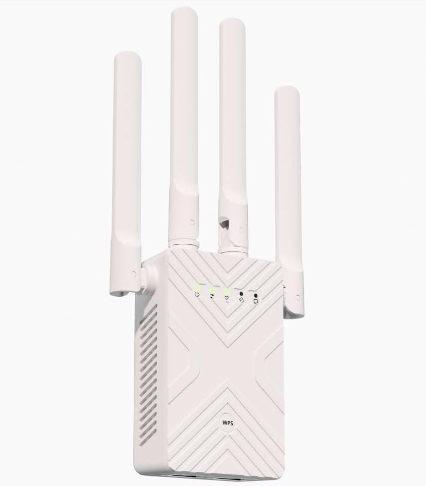 2026 WiFi Extender Signal Booster Range Up to 15888+ Sq. Ft. WiFi Booster for Home Supports 68+ Devices，WiFi Repeater with Ethernet Port, 1-Tap Setup Internet Extender Compatible with 99% Routers