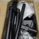 Starlink Mount Gen 3, Starlink Tripod Stand with Mount Adapter, Adjustable Height Starlink Tripod Mount Gen 3, 90 Tilt Angle Adjustment Starlink Antenna Pipe Adapter (Black)