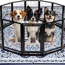 Mozin Washable Pee Pads for Dogs, 1 Pack Super Absorbent Reusable Puppy Pads Waterproof, Leak-Proof & Non-Slip Whelping Pad for Potty Training, Playpens, Crates, Floors, Beds, and Couches 72"x72" (Blue)