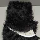 Reyox 3 Pieces Shaggy Bath Mat Set, Soft Absorbent Plush Microfiber Bathroom Rugs, Non Slip Bath Rugs Black 3 PCS (3 PCS 20"x31"+U Shape 20"x16"+Lid 15"x16")