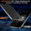 2 x TZGZT (Anti-Blue Light) 3 Pack for iPhone 17 Pro Matte Screen Protector Tempered Glass Film Accessories, Camera Lens Protector, Case Friendly, Install Kit, Anti-Glare & Anti-Fingerprint, 9H+