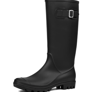 DKSUKO Women's Tall Rain Boots Garden Boots Waterproof Wellington Rubber Boots 8