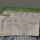 Garden Arch for Climbing Plants Outdoor, 7ft Extra Tall Metal Walkway  Cucumber Arch  Archway Arbor Tunnel Large  for Climbing Vines Vegetable Grape Garden Raise Bed, greenhouse