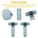 10 Pcs 014973239763 Elevator Bolts, 3/8-16 x 1-1/2 Flat Head Bolt, Zinc - Rust Resistant