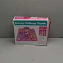 Kusntin Dance Mat, Dance Mixer Rhythm Step Play Mat, Pink Dance Pad with LED Lights, Adjustable Volume, Built-in Music, 5 Game Modes, Xmas Birthday Gifts for 3-10 Years Girls Toys (Multicolor)