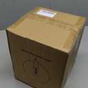 Glass Pendant Light,Mid Century Modern Light Fixture,Hanging Lights for Kitchen Island,Bathroom, Bedroom,Hallway Foyer (Bright Gold, 8 in)