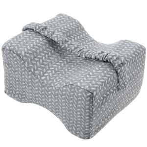 LYIYEYAN Memory Foam Knee Pillow, Side Sleeper Leg Pillow with Adjustable Strap and Washable Cover, Knee Support Pillow, Double Concave Design Sleeping Leg Pillow for Side Sleepers