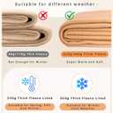 4 x Fleece Lined Tights Women, Fake Translucent Thermal Black Tights for Women,High Waist Pantyhose Women Tights Leggings