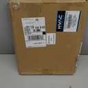 HVAC Premium 14" X 10" 2-Way-Vertical AIR Supply Grille - Vent Cover & Diffuser - Flat Stamped Face - White [Outer Dimensions: 15.75" w X 11.75" h]