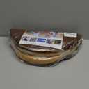 Big Hippo Chair Pads Memory Foam Chair Cushion with Ties for Dining Chair Non Slip Kitchen Pads and Dining Room Seat Cushion with Machine Washable Cover - 17"x16" (Brown)