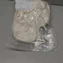 Women Long Puff Sleeve Front Tie Up Lace Trim Blouse Crop Tops Y2k Button Down Ruffle Hem Peplum Shirts Going Out, Size 3XL, Tie White