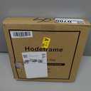 Round Decorative Tray,Wooden Serving Tray with Handles, 11.8in Vintage Brown Decorative Trays for Coffee Table,Kitchen Counter,Bandejas Decorativas