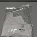 NICETOWN 2 Panels French Door Curtains, Sheer Voile Light Filtering, Rod Pocket Window Treatment for Front Back Patio Glass Door/Rustic Bedroom/Living Room (26 x 72 Inch Long, 2 Panels, White)