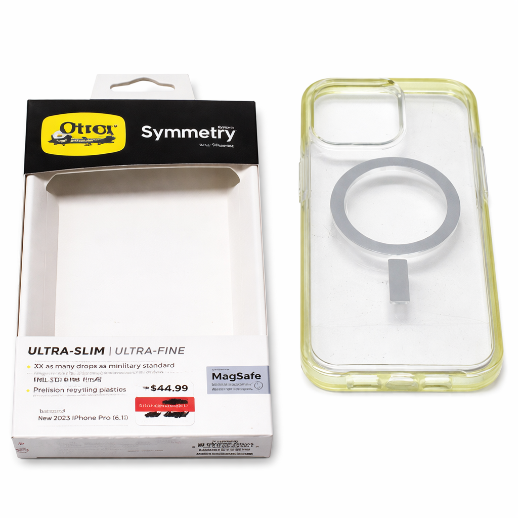Otter Symmetry Ulta-Slim Case For New 2023 iPhone Pro 6.7 Yellow