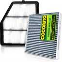 COCOAUTO Engine Cabin Air Filter Kit for Nissan Altima 2.5L Gas Only (2019-2025 2026), NOT FOR 2.0L! Replace 165466CA0A CA12551 272775NA1A