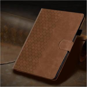 DTangLsm Case for Kindle Fire HD 10 Tablet & Fire HD 10 Plus Cover (13th/11th Generation 2023/2021 Release) 10.1" Slim Fit Stand Cover for Fire 10 Tablet Case with Pencil Holder Auto Wake/Sleep, Brown
