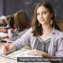 2026 Planner - Weekly and Monthly Planner, January 2026 to December 2026, Spiral Bound 2026 Calendar Planner Book, Inner Pocket, Perfect for Office Home School Supplies - A5 (6.3" x 8.5"), Black