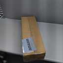 WOPITUES Floating Shelves for Wall with Cube Shelf, Wall Shelves with Metal Rail for Decor, Bathroom Organizers and Storage, Over Toilet Shelves for Bathroom, Toilet Paper-White&Gold