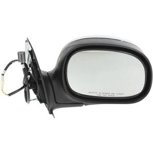 JC Whitney Passenger Side Power Non-Heated Mirror for Ford F-150 1998-2002 Chrome Extended & Standard Cab Only JFD40CR