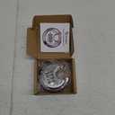 DELSWIN 4 Digit Combination Lock with Hardened Steel Shackle Combo Padlock for Sheds,Gym Locker,Storage Unit,Gate and Fence (1 Pc)