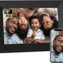 BSIMB Digital Photo Frame 8 Inch, WiFi Digital Picture Frame 16GB HD Touchscreen, Electronic Picture Frame with Auto-Rotate, Motion Sensor, Share Photos via App/Email, Digital Frame for Decor