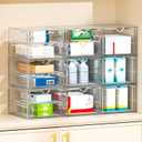 caktraie Versatile Acrylic Makeup Organizer, Drawer Organizer - Transparent Desktop Storage for Cosmetics, Office Supplies & More - Clear Organizer for Home & Office Use