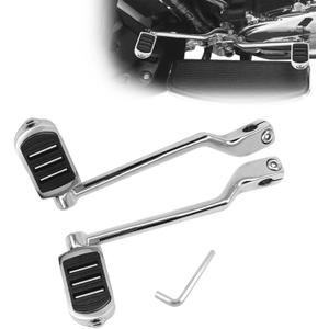 Compatible with Harley Davidson 1986-2017 FL Softail, 1988-2023 Touring Road King Road Glide Street Glide Electra Glide and 2008-later Trike, Heel Toe Shift Pegs Front Rear Levers w/Shifter Pegs