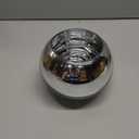 DECHOUS Silver Round Flower Vase Modern Vase Centerpieces for Desktop Floral Arrangement Decorative Flower Holder for Living Room Bedroom Kitchen, 6 Inch