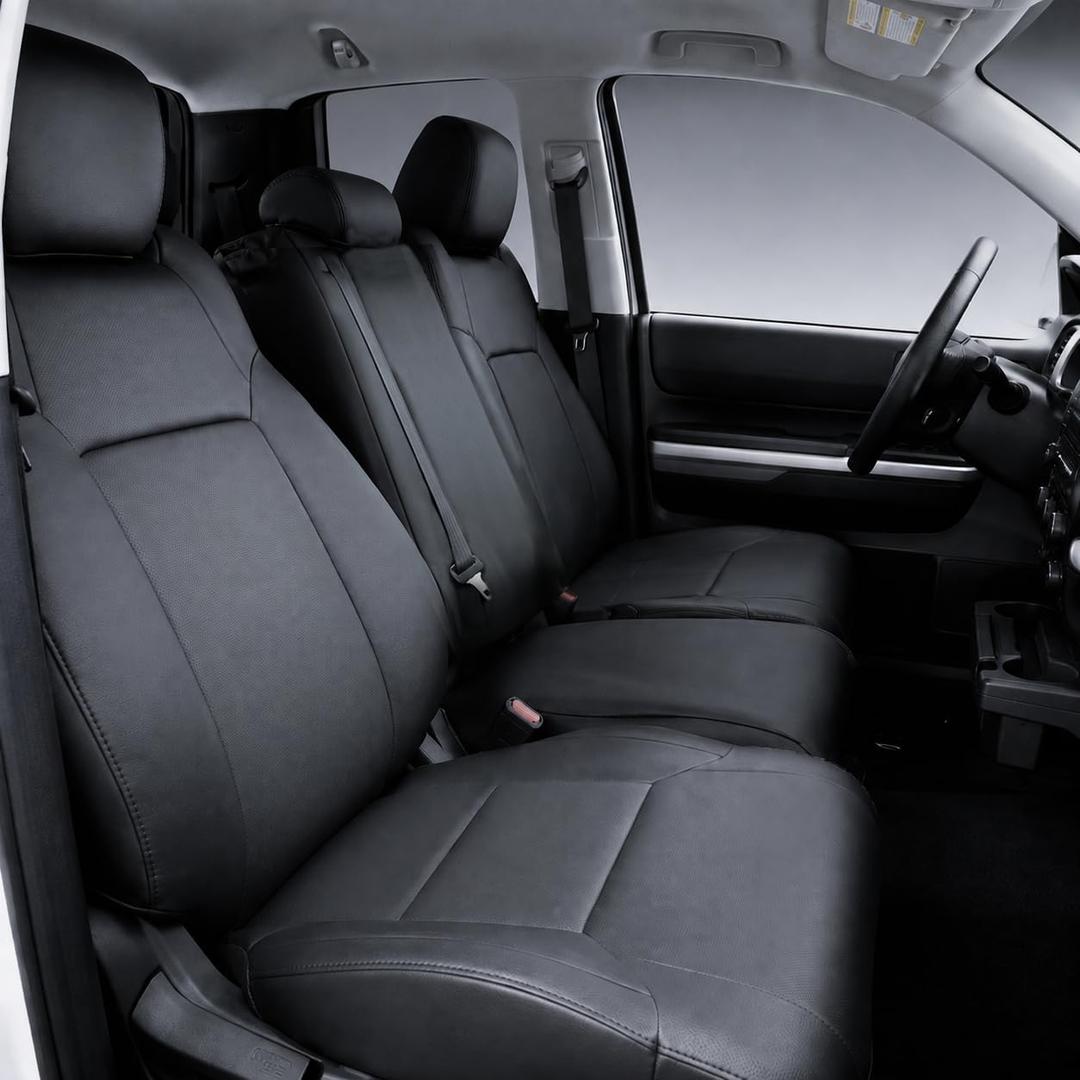 Clazzio 2014-2021 Toyota Tundra Double Cab Black PVC Seat Cover