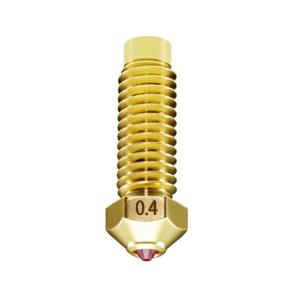 DUROZZLE Ruby Nozzle 0.4mm for Elegoo Neptune 4 Plus/Max 3D Printer, Hardened & Abrasion Resistant for Precision Additive Manufacturing