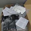 Outdoor Waterproof 16 Pcs Solar Fence Lights, Led Deck Lights, 3.11.81, Pp/Pc Material, Amorphous Silicon Solar Panels, for Railings and Stairs, Black, Colorful Light