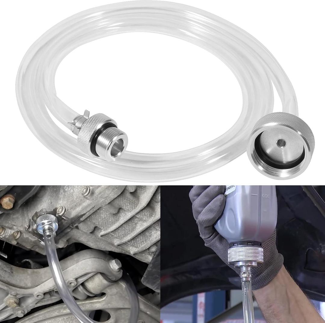 Oil Filling Hose Compatible with VAG DSG VW Audi, Replace for VAS 6262A Gearbox Oil Change Kit with Oil Change Adapter