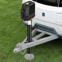 7600lbs Waterproof Electric Trailer Jack with Built-in Spirit Level