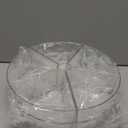 Roninkier Clear Lazy-Susan Organizer with 5-Removable-Bins - 11 Inch Round Plastic Rotating Storage Container for Cabinet, Pantry, Kitchen, Fridge, Vanity