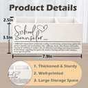 School Counselor Gifts Wooden Pen Pencil Holder for Desk, Appreciation Gifts for School Counselor Wood Makeup Brush Toothbrush Holder Organizer for Guidance Counseling Office