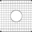 Serene Valley Sink Grid 18-1/8" L x 13-3/8" W, Centered Drain with Corner Radius 3-1/2", NDG1813C, Medium