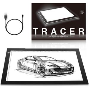 ME456 A4 LED Light Box 9x12 Inch Light Pad Only 5mm Ultra-Thin USB Power Light Table for Tracing, Tattoo Transferring, Drawing, Streaming, Sketching, Animation, Stenciling, Diamond Art Painting