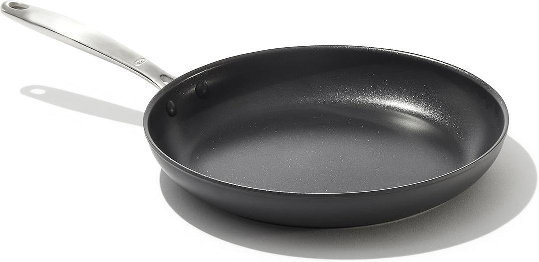 OXO Non-Stick Enhanced Series 12-Inch Fry Pan – Hard-Anodized Ceramic Skillet