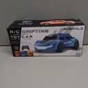 Dual Spray Remote Control Car Toy for Kids Adults, RC Model Racing Car Toys with Cool Led Lights, Birthday Gifts for Age 3 4 5 6 7 8-12 Year Old Boys Girls (Blue)