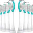 Kids Replacement Toothbrush Heads 10 Pack for Philips Sonicare Electric Toothbrush Soft Brush Head for Child 7+ for Boy Girl,Blue (Over 7 Years Old-blue)