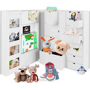 Baby Keepsake Box - Baby Memory Box Newborn Keepsake Box for Baby Boy Girl Keepsake Box Tins Memory Box Pregnancy Baby Bubbs Storage Keepsake Box Baby First Year Box Library Baby All-in-One Organizer