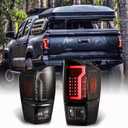 WOLFSTORM LED Tail Light Assembly for 2016-2023 Toyota Tacoma with New LED Light Design, 16-23 Toyota Tacoma LED Tail Light Assembly,1 Pair(Smoke Lens)