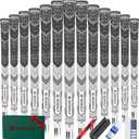 Gowolf Golf Grip Cord Rubber Multi-compound Golf Driver Irons Club  (White(13 Grips with Kit), Standard)