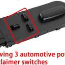 Power Seat Switch Fits for Chevrolet C5 Corvette LH RH 1997-2004.Recliner Adjust Tilt Control Button Switch,OEM 12135158.14 pins
