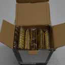 N9R 120pcs Gold Plastic Silverware, Disposable Silverware Include 40 Forks, 40 Spoons, 40 Knives, Gold Cutlery Set Disposable for Party, Wedding and Daily Use